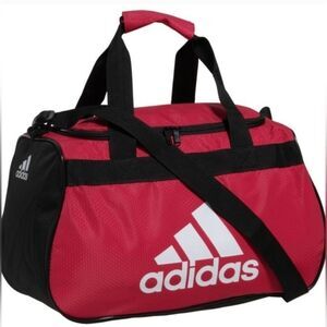 🇬🇪🔹️NWT Adidas Fuchsia Diablo Small II Hex Gym Locker Solid Duffel Bag